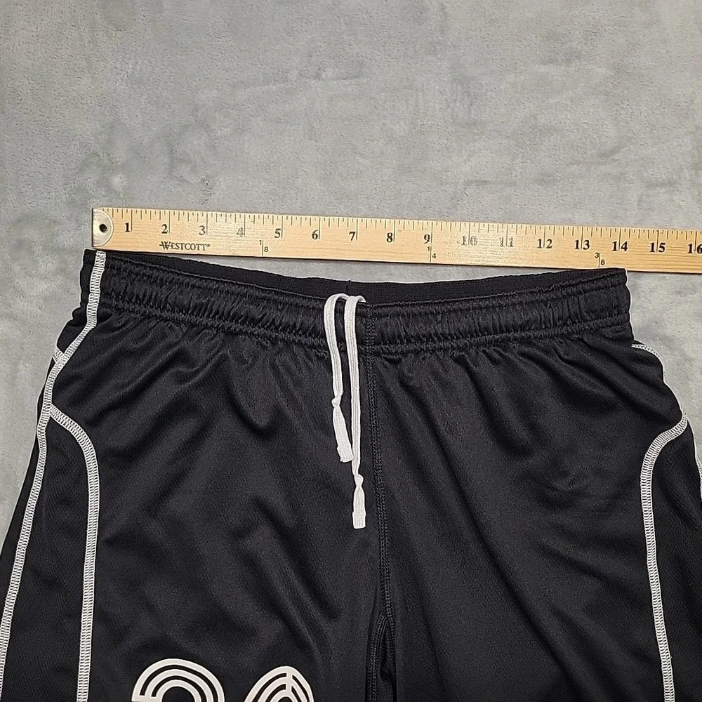 Nike Soccer Shorts Men Medium  Black Dri-Fit Athletic Gym Training Running Retro